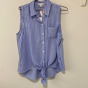 Tie Knot Sleeveless Top BNWT